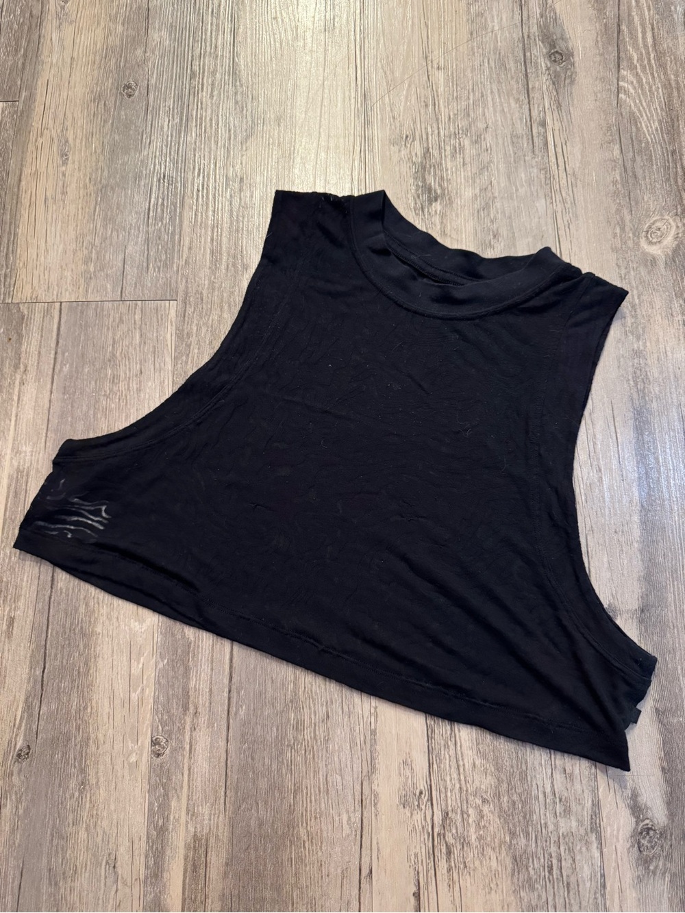 Black Lululemon All Yours Crop Tank Top *Veil